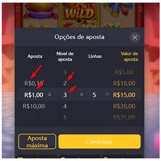jogo com depósito de 5 reais