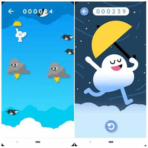 joguinho da nuvem no google